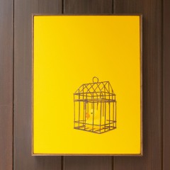 あひる 41 x 38 cm キャンバスに油彩 2015　