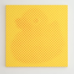 あひる 91 x 91 cm キャンバスにアクリル絵具 2016