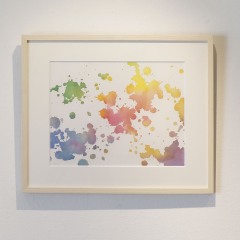 COLORS 35 x 42 cm アルシュ紙に水彩 2016
